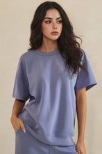 Load image into Gallery viewer, Sofie Soft Modal Oversized Short Sleeve Crew Top