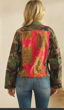 Load image into Gallery viewer, Camo Jacket with Tiger Detail