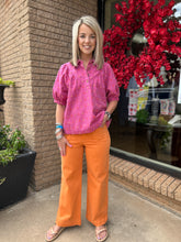 Load image into Gallery viewer, Ivy Jane Clip Dot Stripe Top