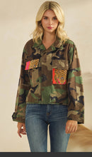 Load image into Gallery viewer, Camo Jacket with Tiger Detail
