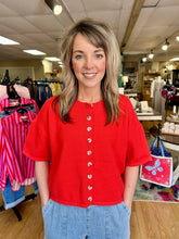 Load image into Gallery viewer, Stella Red Cardigan