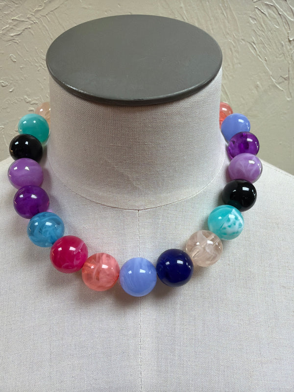 Taylor multi colored necklace