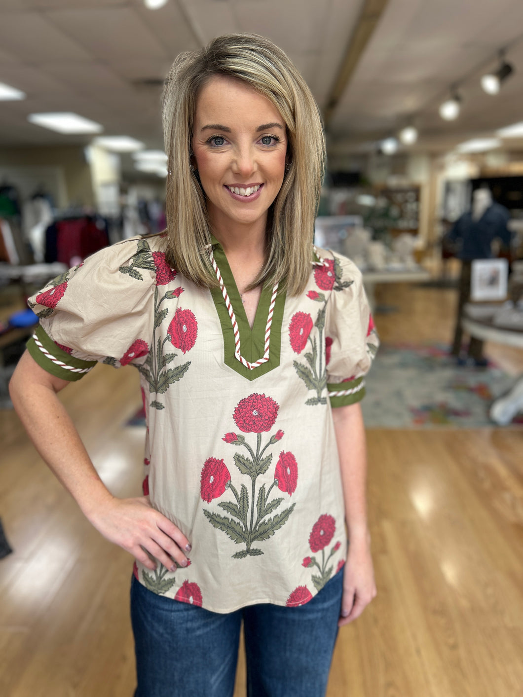Olive Marigold Blouse