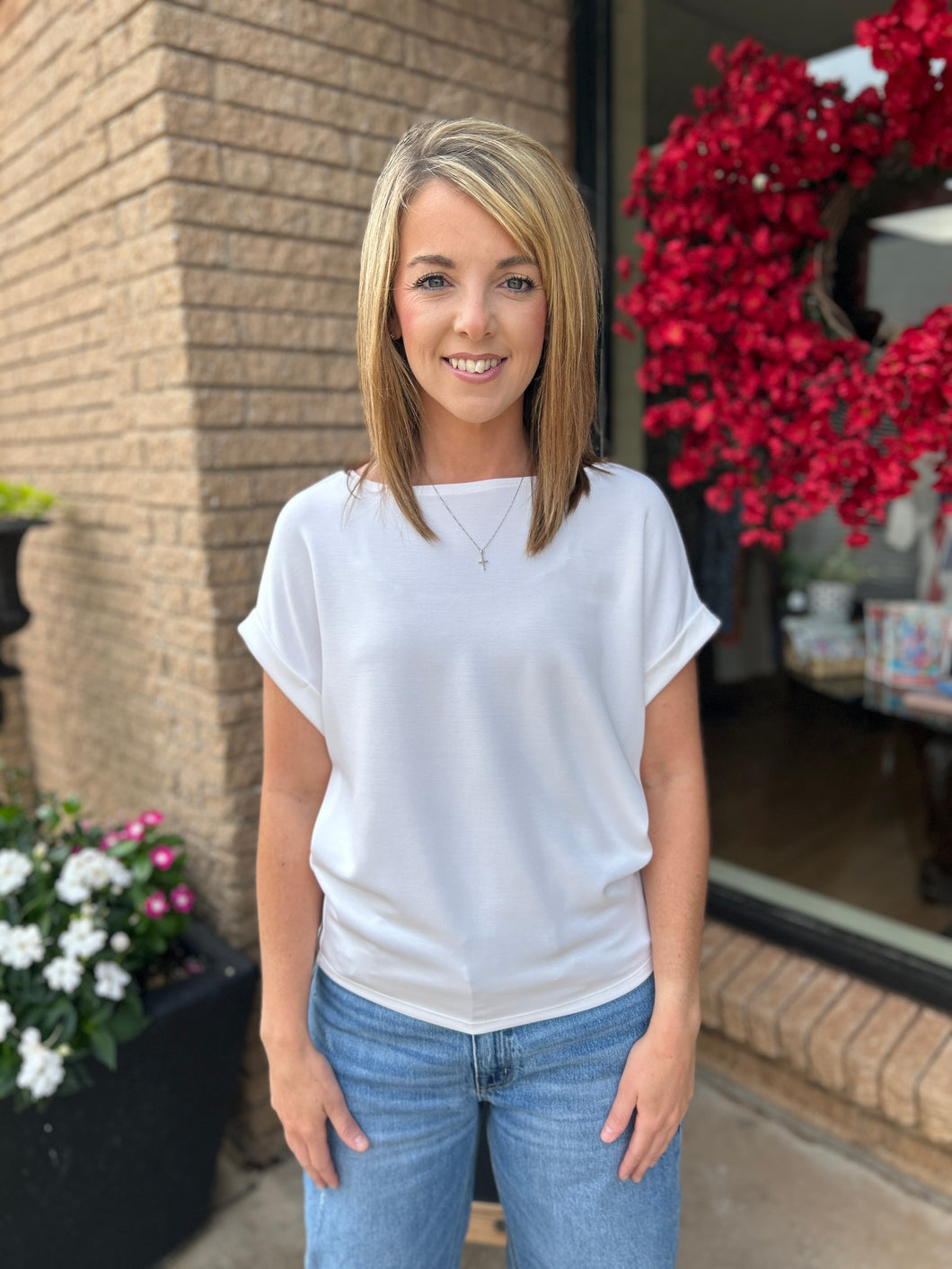 Katherine Boat Neck Modal Top