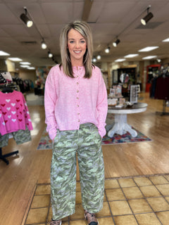 Camo Wide Leg Crop