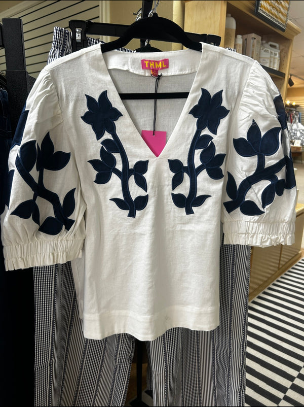 THML white embroidery Top
