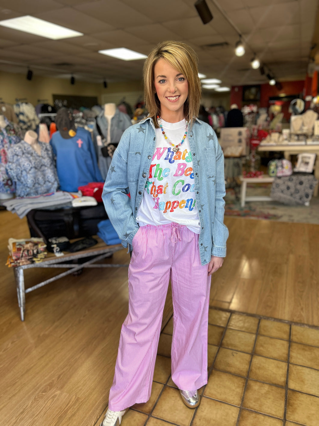 Light Denim Star Jacket