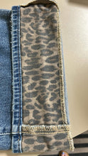 Load image into Gallery viewer, Leopard Cuff High Rise Dad Jean
