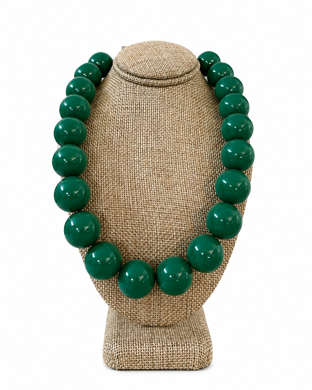 Green Bauble Necklace