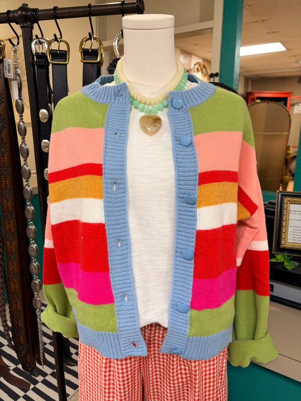 Juli Stripe Cardigan