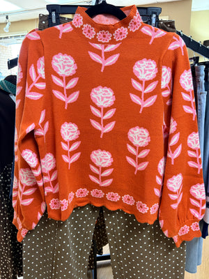 THML Flower Print Sweater