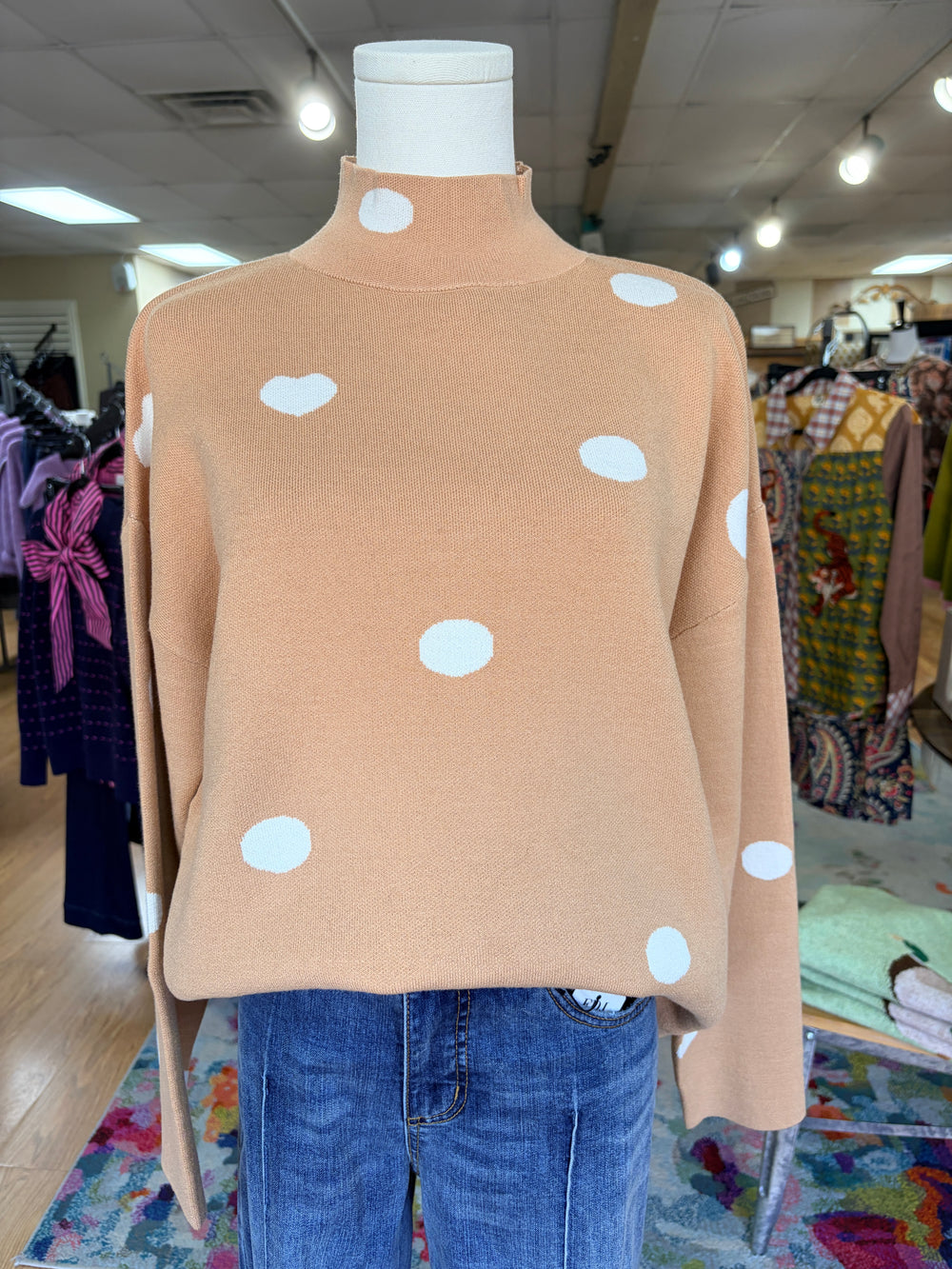 FDJ Polka Dot Sweater