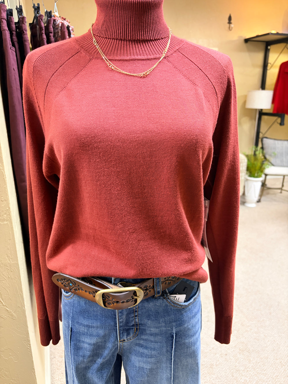 Long Sleeve Turtle Neck Sweater