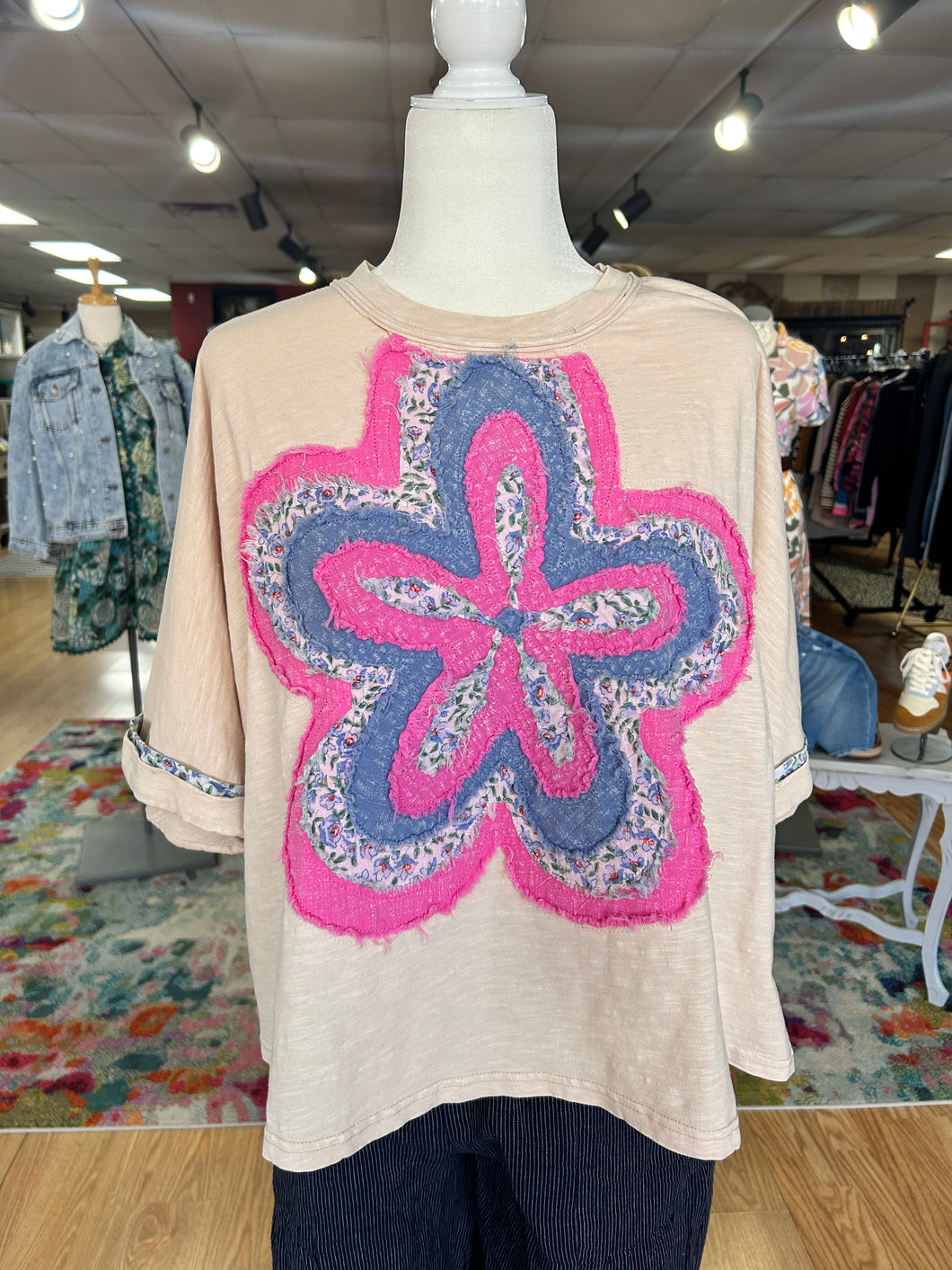 Patch Flower Top